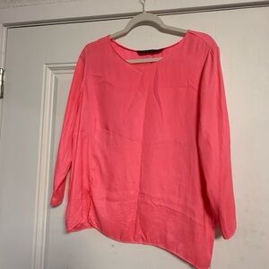 Zara Vibrant Pink Blouse